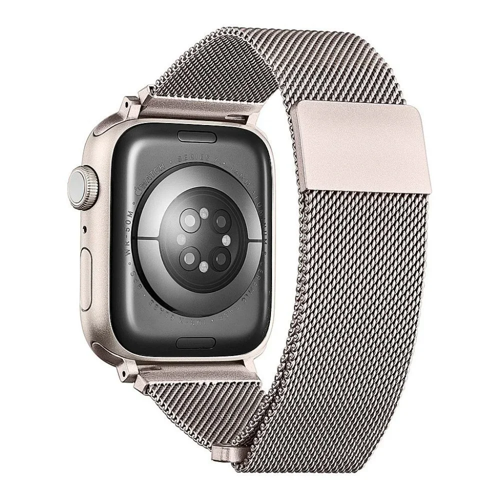Insignia- Stainless Steel‎ Mesh Band for Apple Watch 42mm, 44mm, 45mm ,49mm